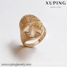14428 Xuping Jewelry Anillo de hombre de moda chapado en oro de 18 quilates